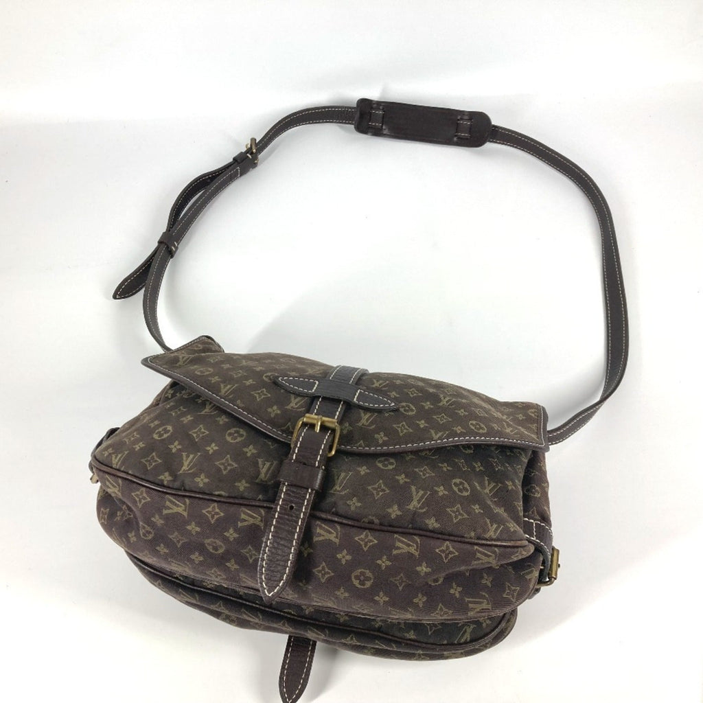 Louis Vuitton Brown Fusain Monogram Mini Lin Shoulder Bag