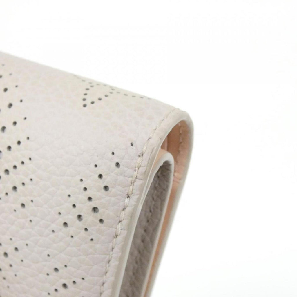 Louis Vuitton Mahina Gray Pink Leather Wallet