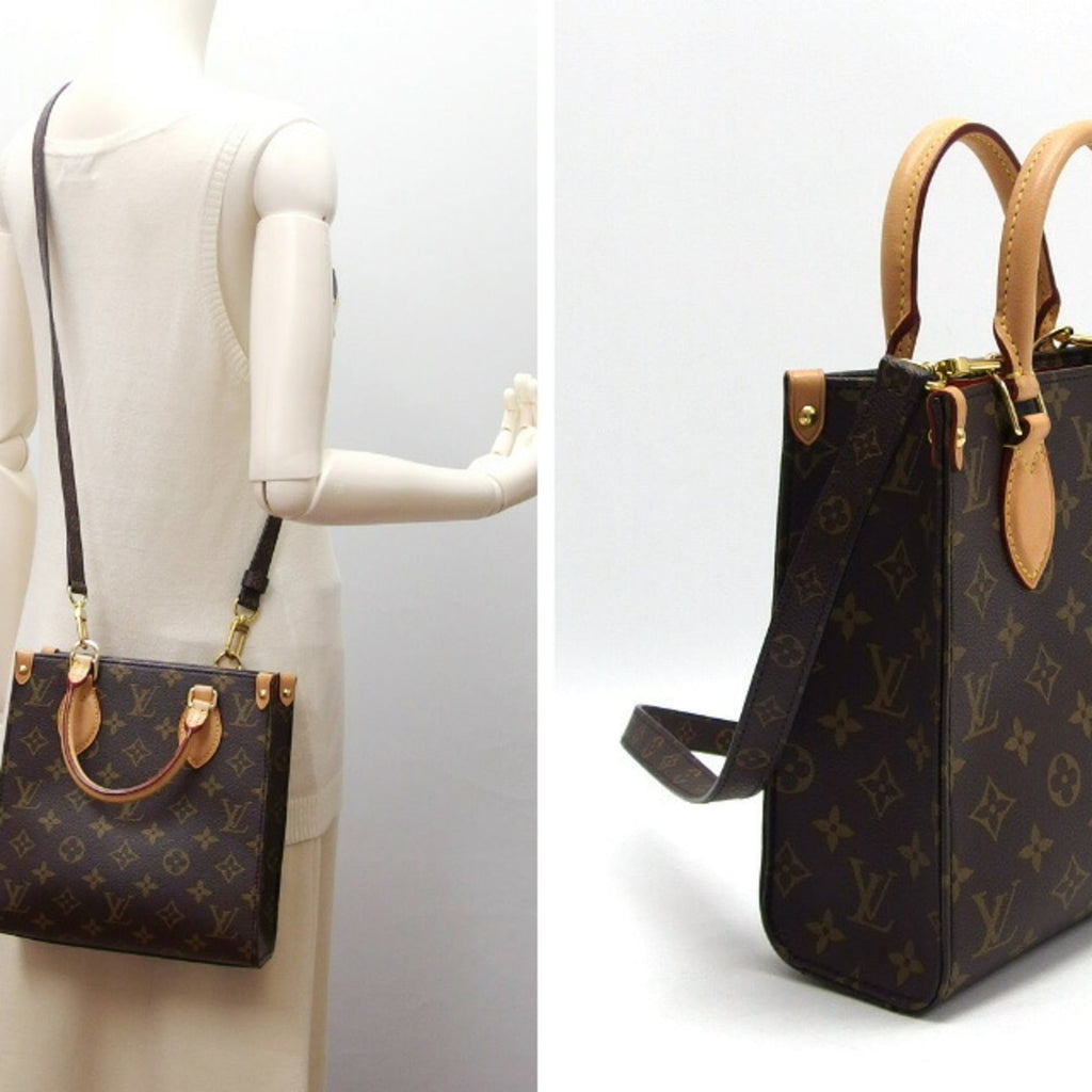 Louis Vuitton Brown Monogram Canvas Handbag Shoulder Bag