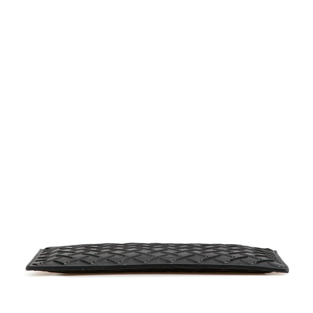 Bottega Veneta Black Leather Clutch Bag