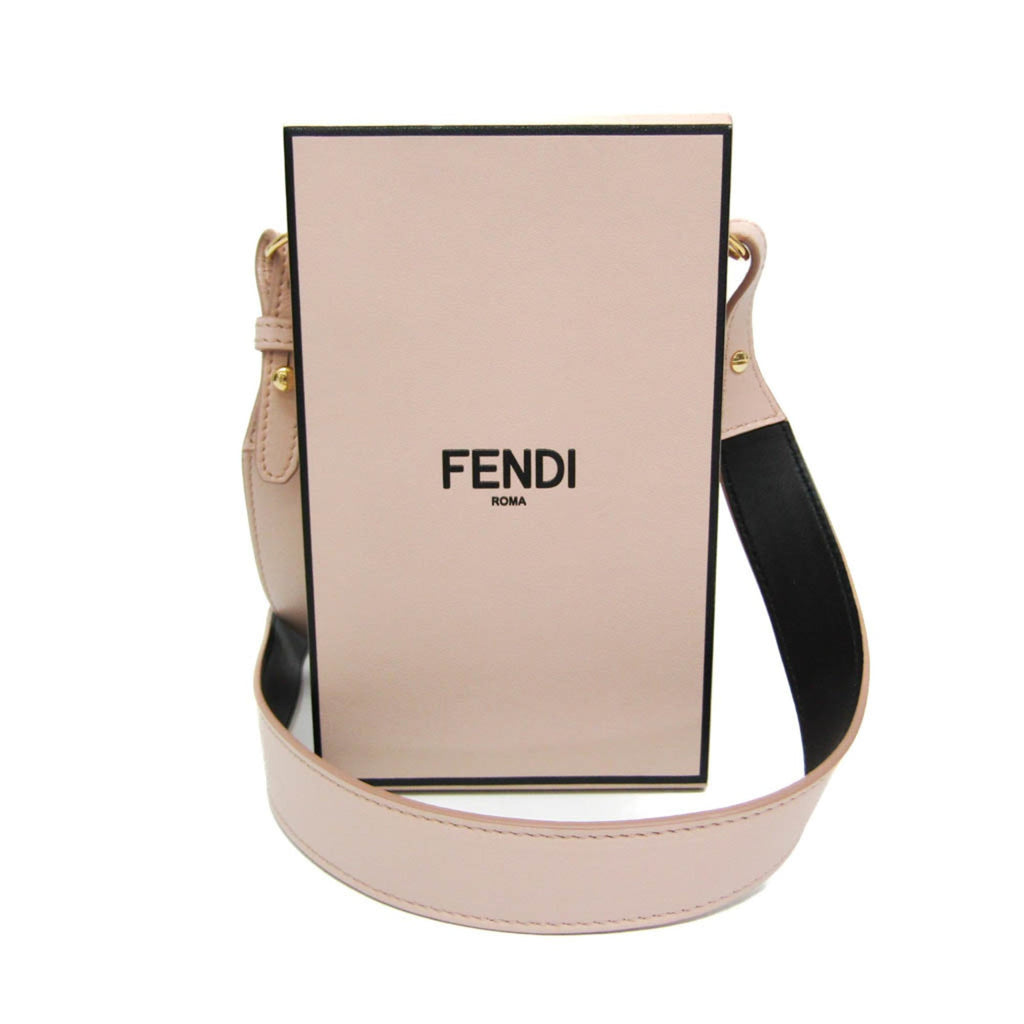 Fendi Pink Leather Shoulder Bag