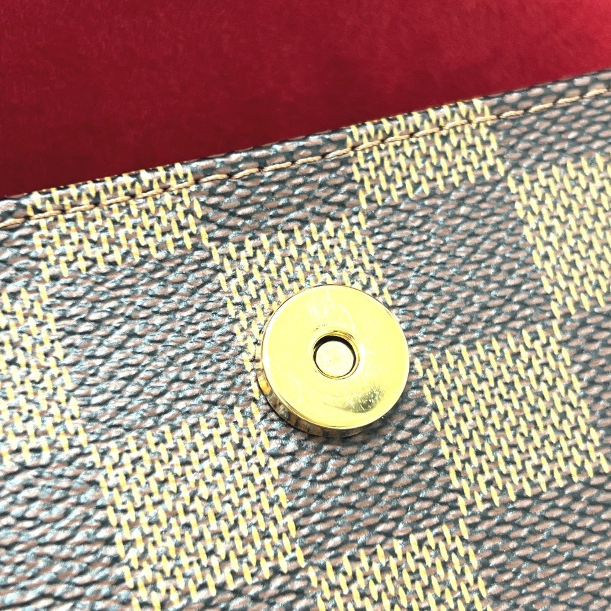 Louis Vuitton Brown Ebene Damier Canvas Pochette Sling Bag