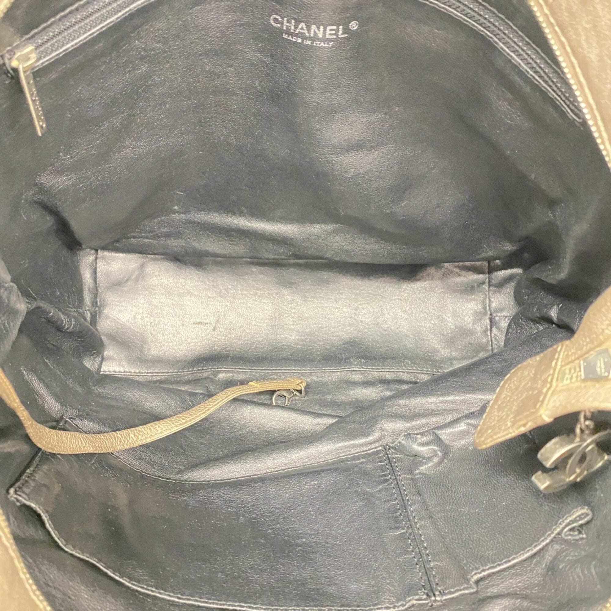 Chanel Brown Leather Tote Bag