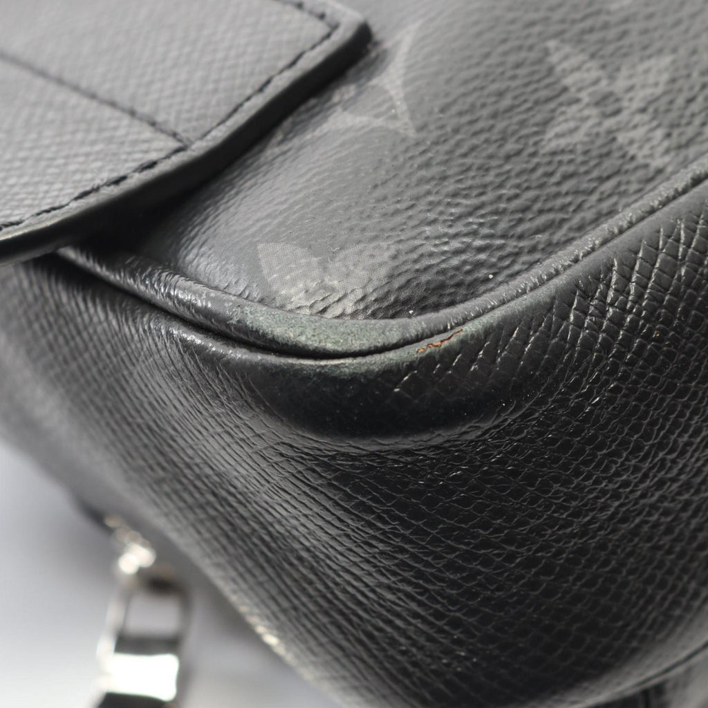 Louis Vuitton Black Coated Canvas Leather Fanny Pack
