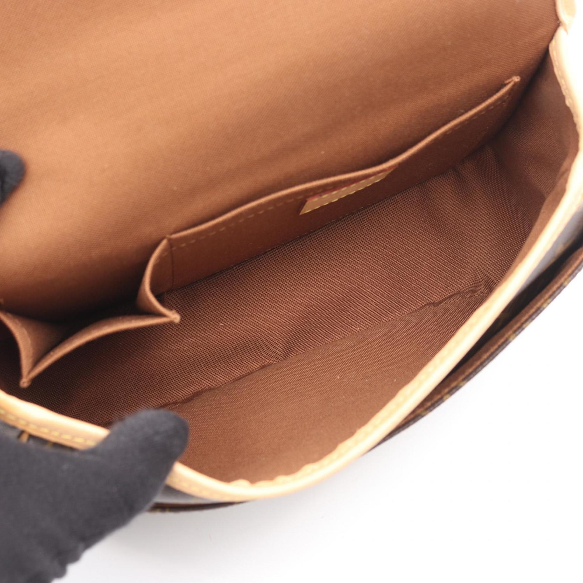 Louis Vuitton Brown Monogram Monogram Leather Shoulder Bag
