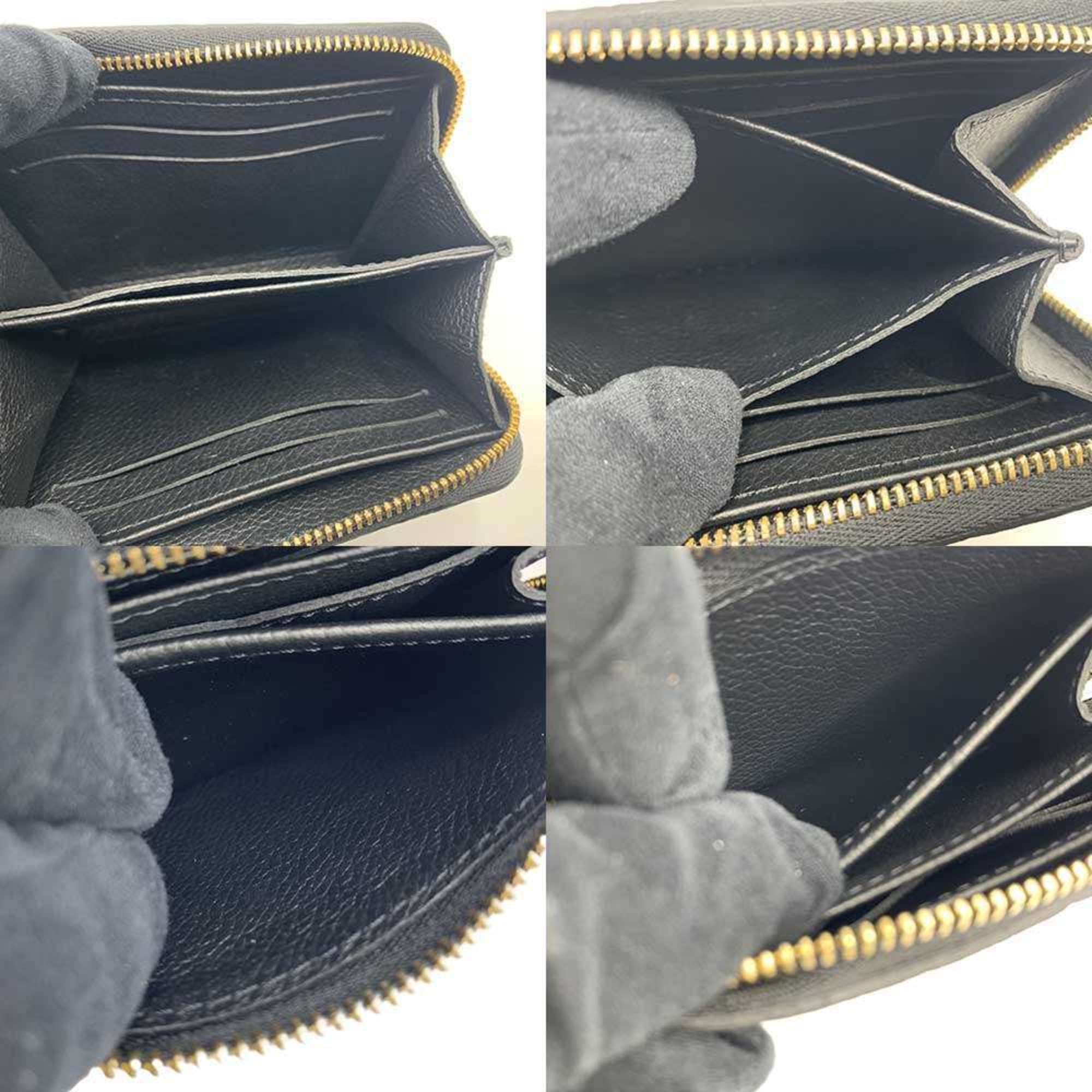 Louis Vuitton Black Noir Monogram Empreinte Coin Purse/Coin Case