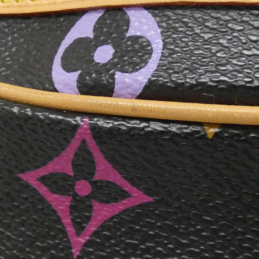 Louis Vuitton Black Multi-Color Coated Canvas Shoulder Bag
