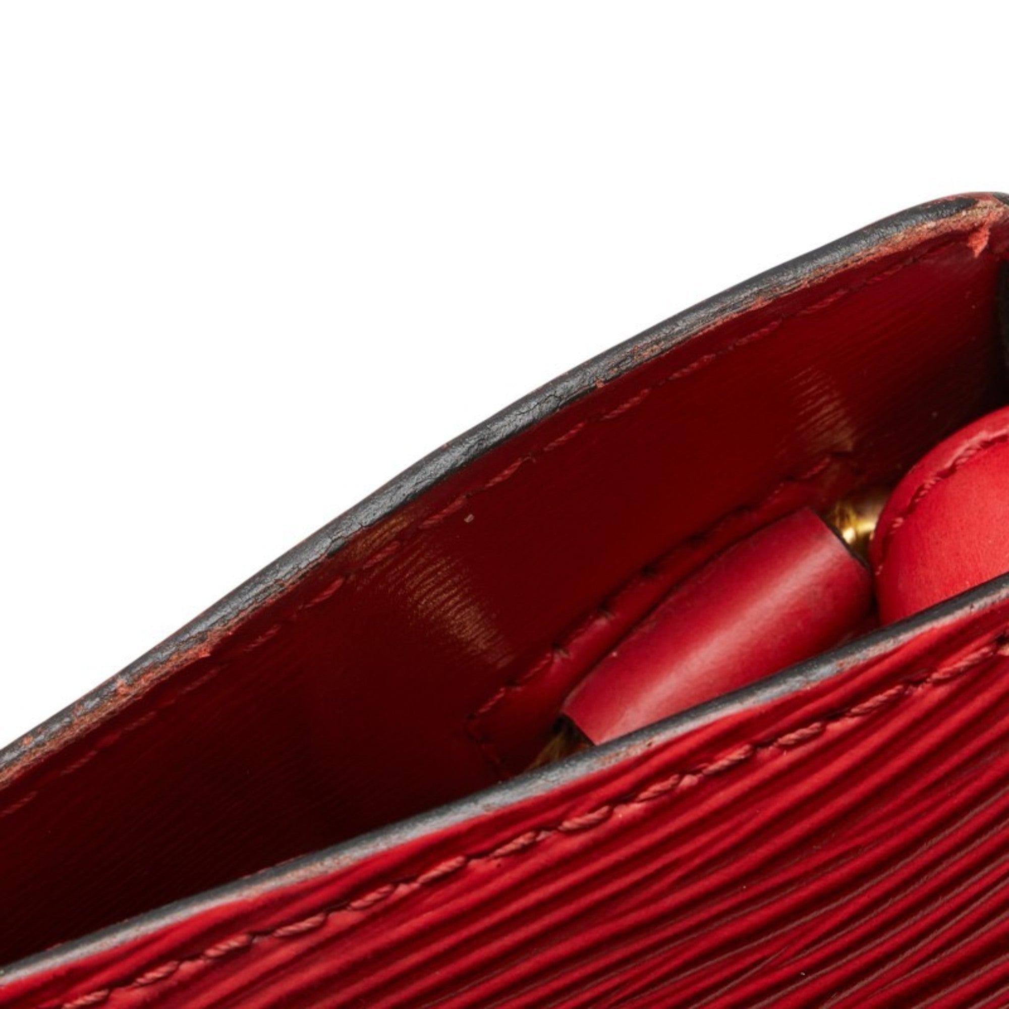 Louis Vuitton Castilian Red Leather Shoulder Bag
