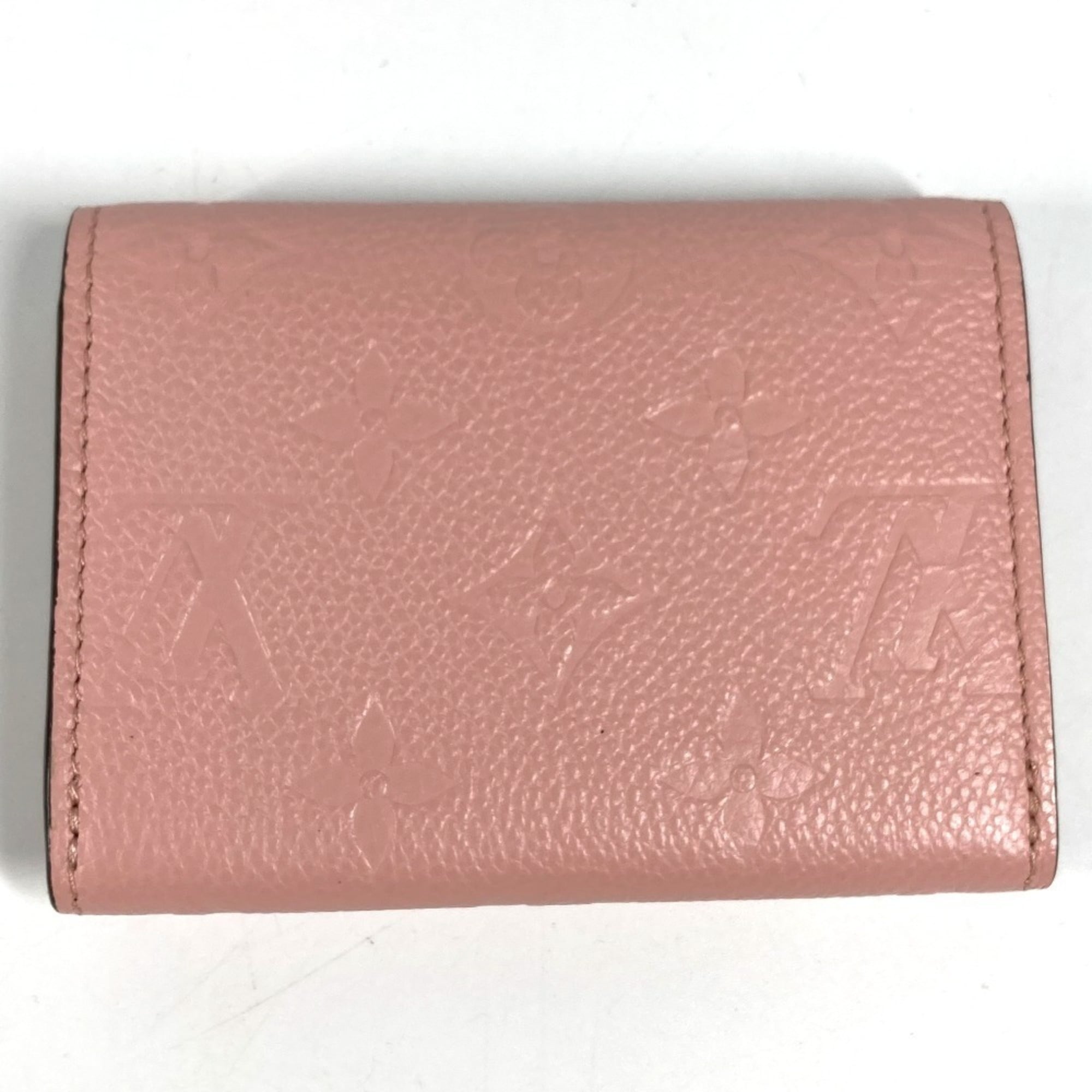 Louis Vuitton Pink Rose Poudre Monogram Empreinte Leather Wallet