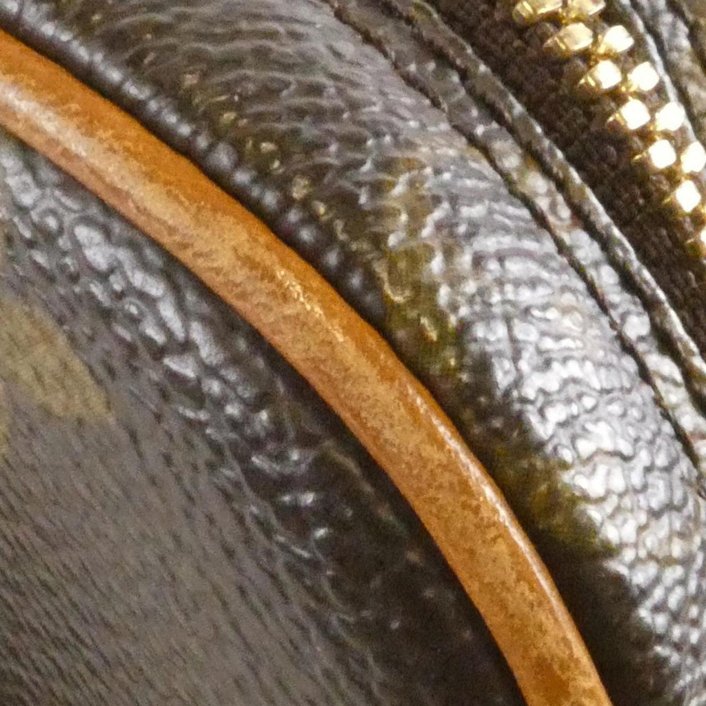 Louis Vuitton Marron Coated Canvas Pochette Shoulder Bag