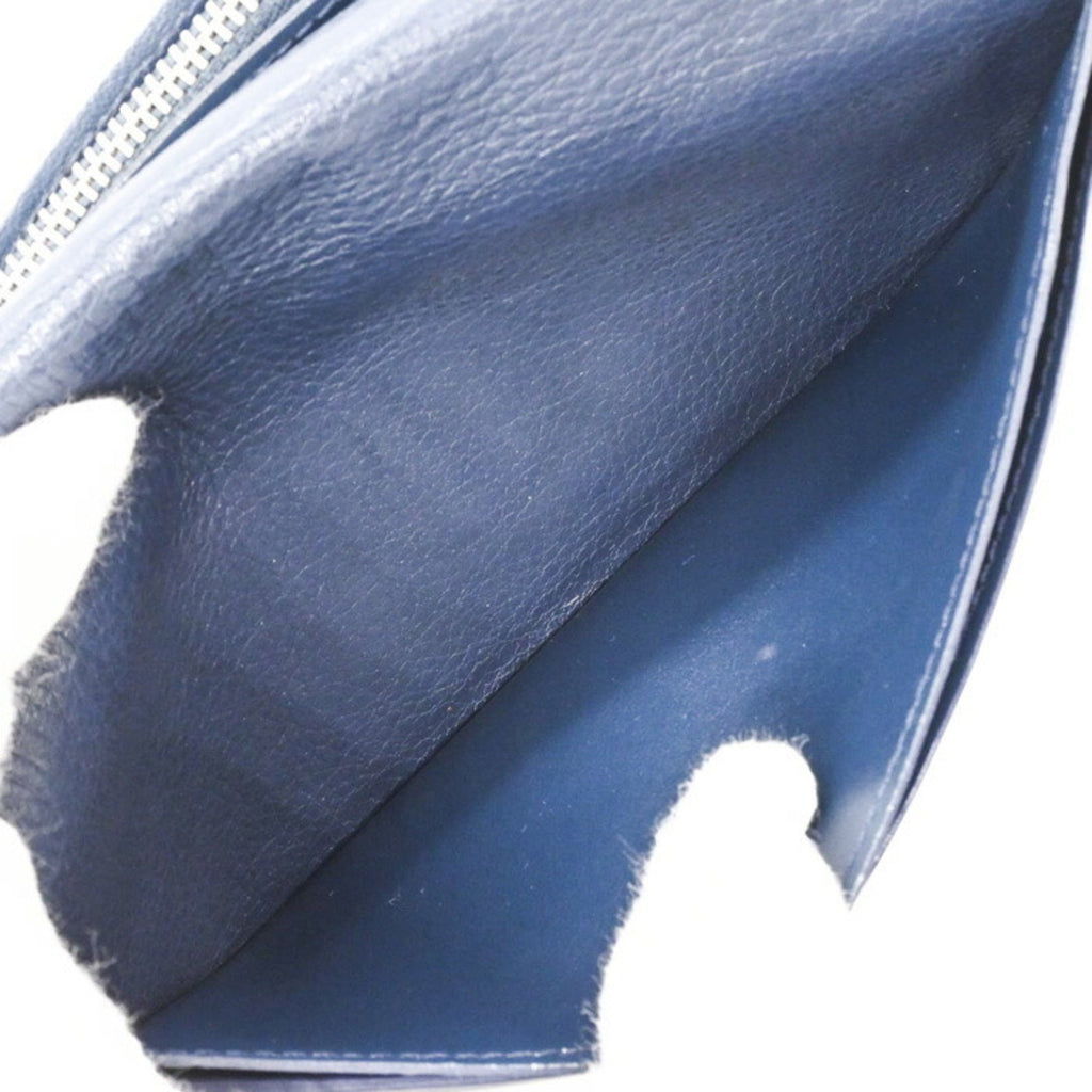 Louis Vuitton Navy Leather Long Wallet
