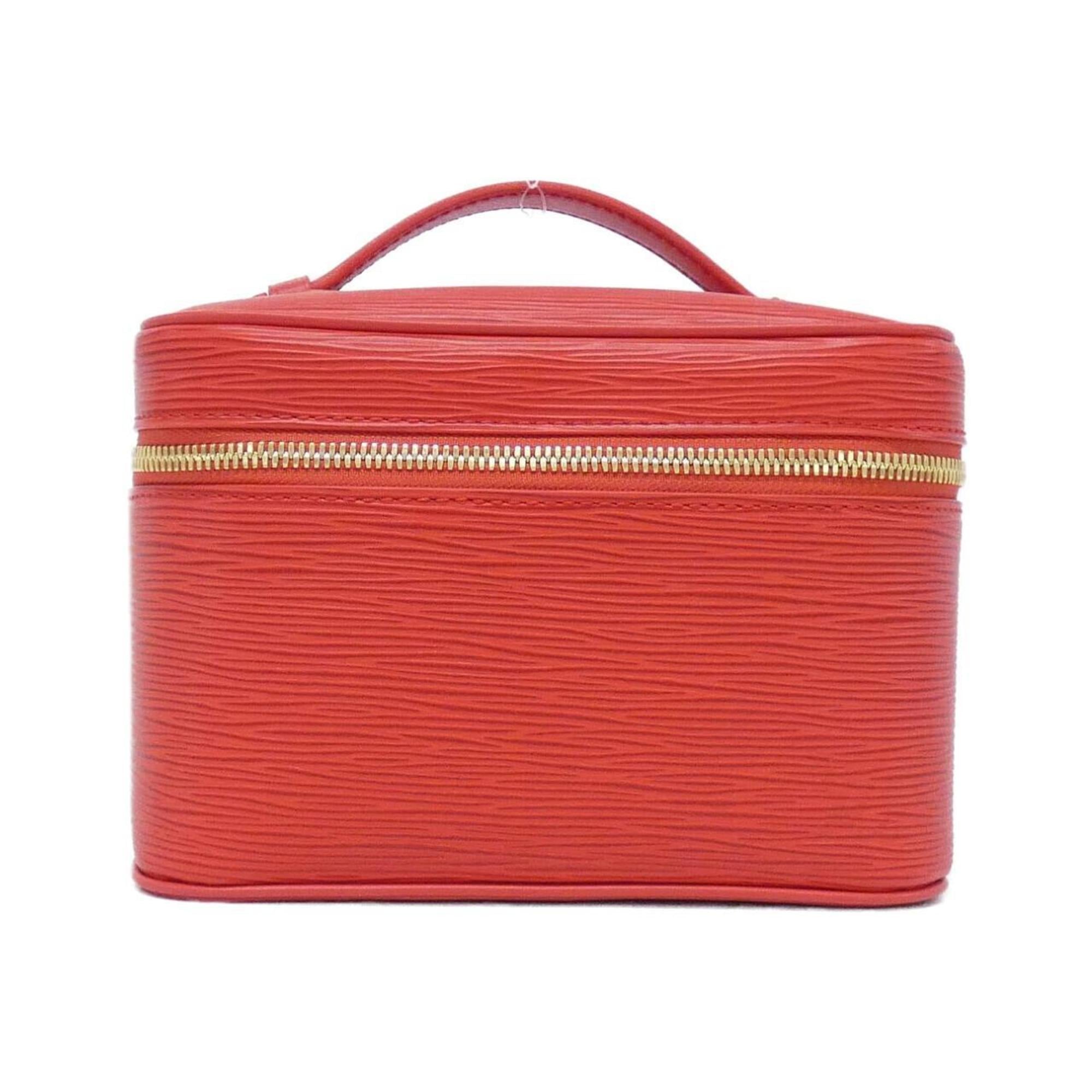 Louis Vuitton Red Color Leather Handbag