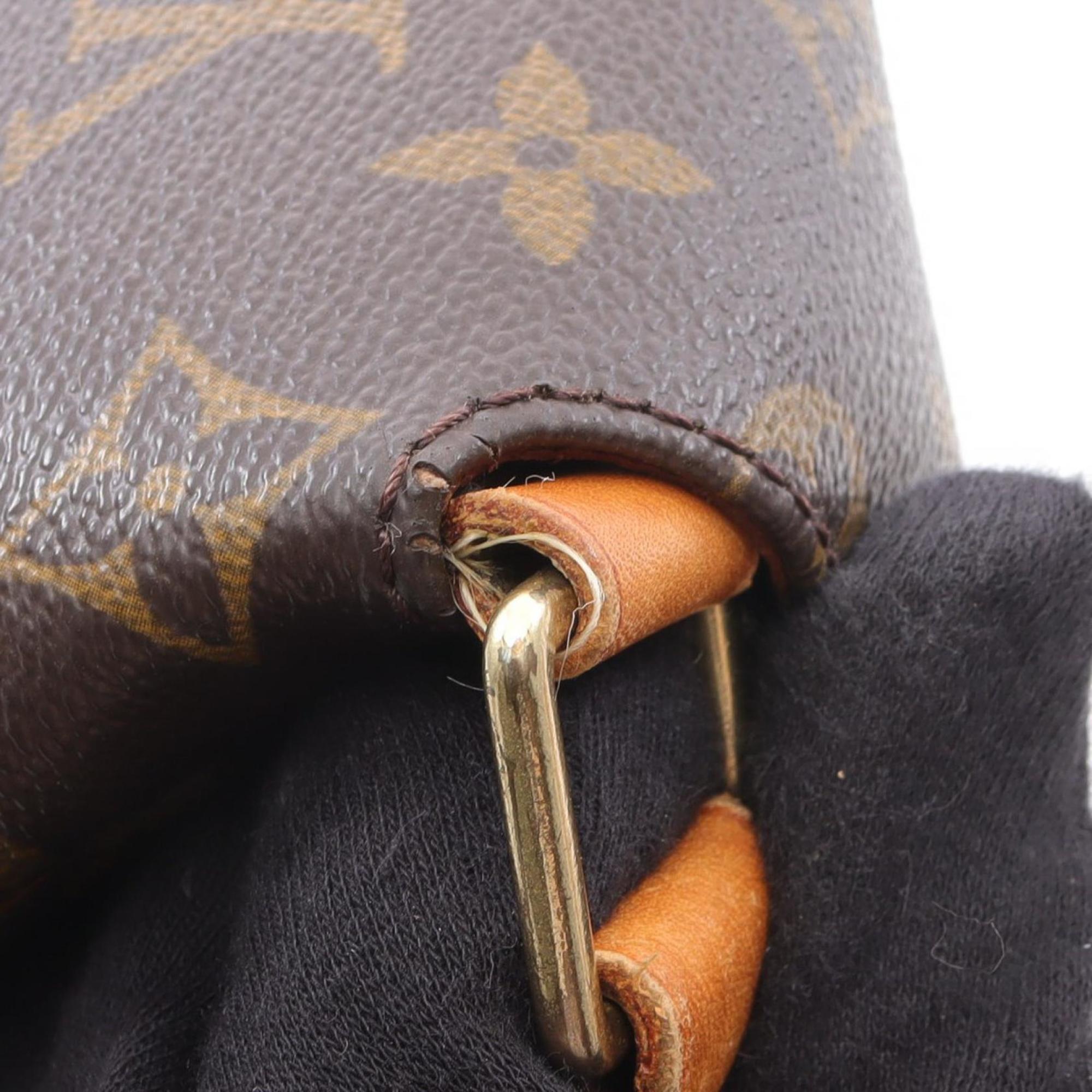 Louis Vuitton Brown Coated Canvas Pvc Leather Shoulder Bag