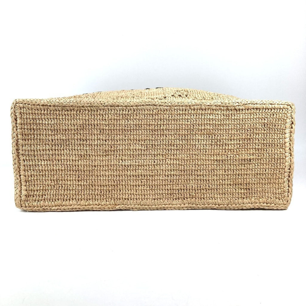 Louis Vuitton Natural Raffia Leather Handbag Shoulder Bag Tote Bag