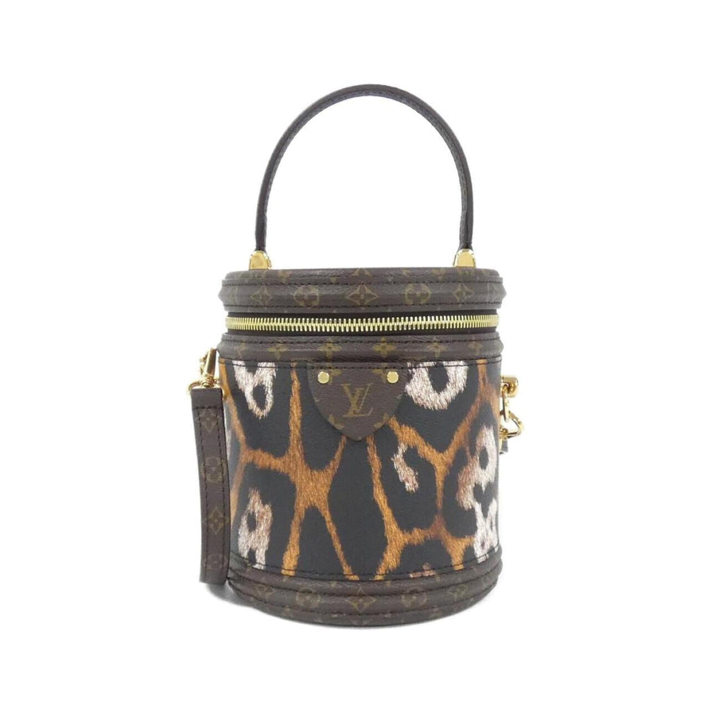 Louis Vuitton Marron Saffron Coated Canvas Handbag