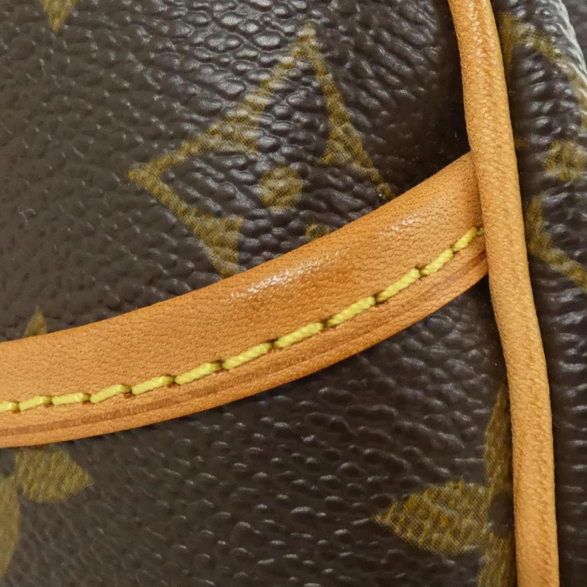 Louis Vuitton Marron Coated Canvas Handbag