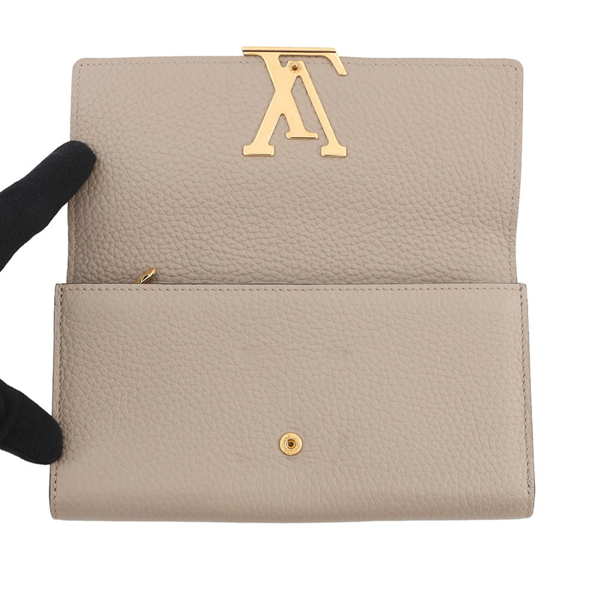 Louis Vuitton Galle Leather Long Wallet