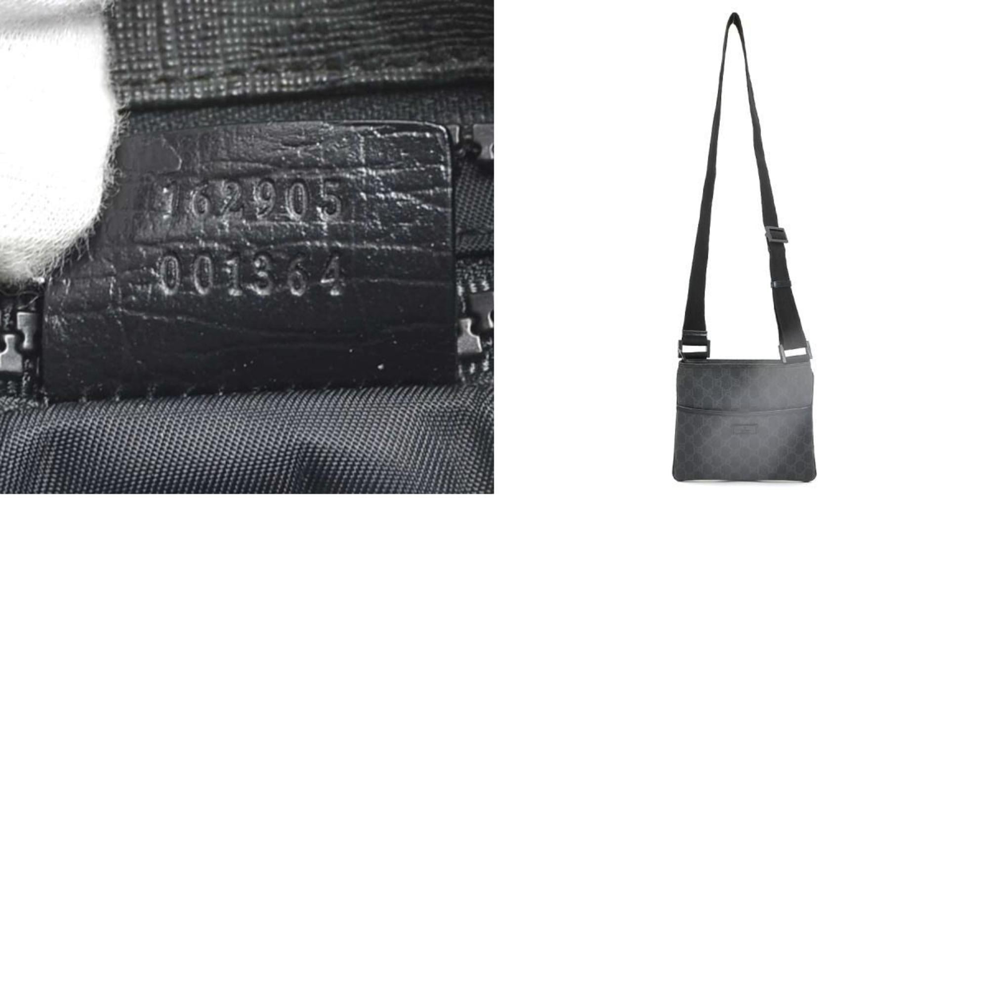 Gucci Black Gg Supreme Shoulder Bag (Pre-Owned)