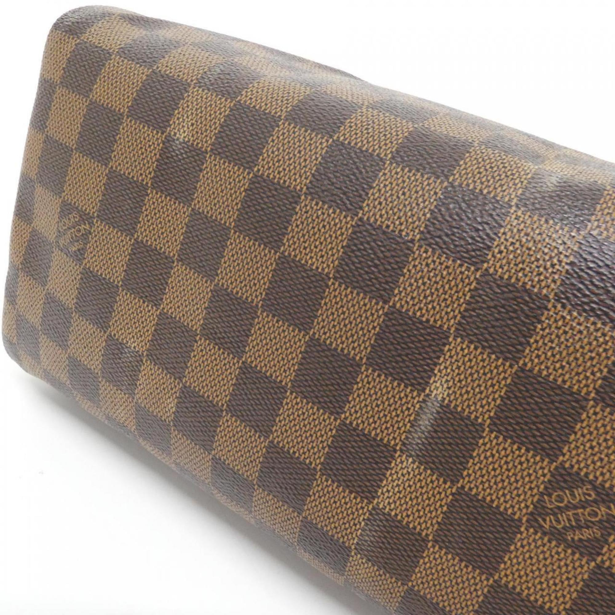 Louis Vuitton Ebene Coated Canvas Boston Bag