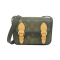 Louis Vuitton Khaki Coated Canvas Shoulder Bag