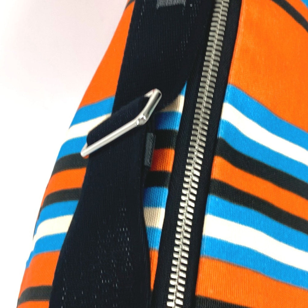 Prada Orange Cloth Shoulder Bag