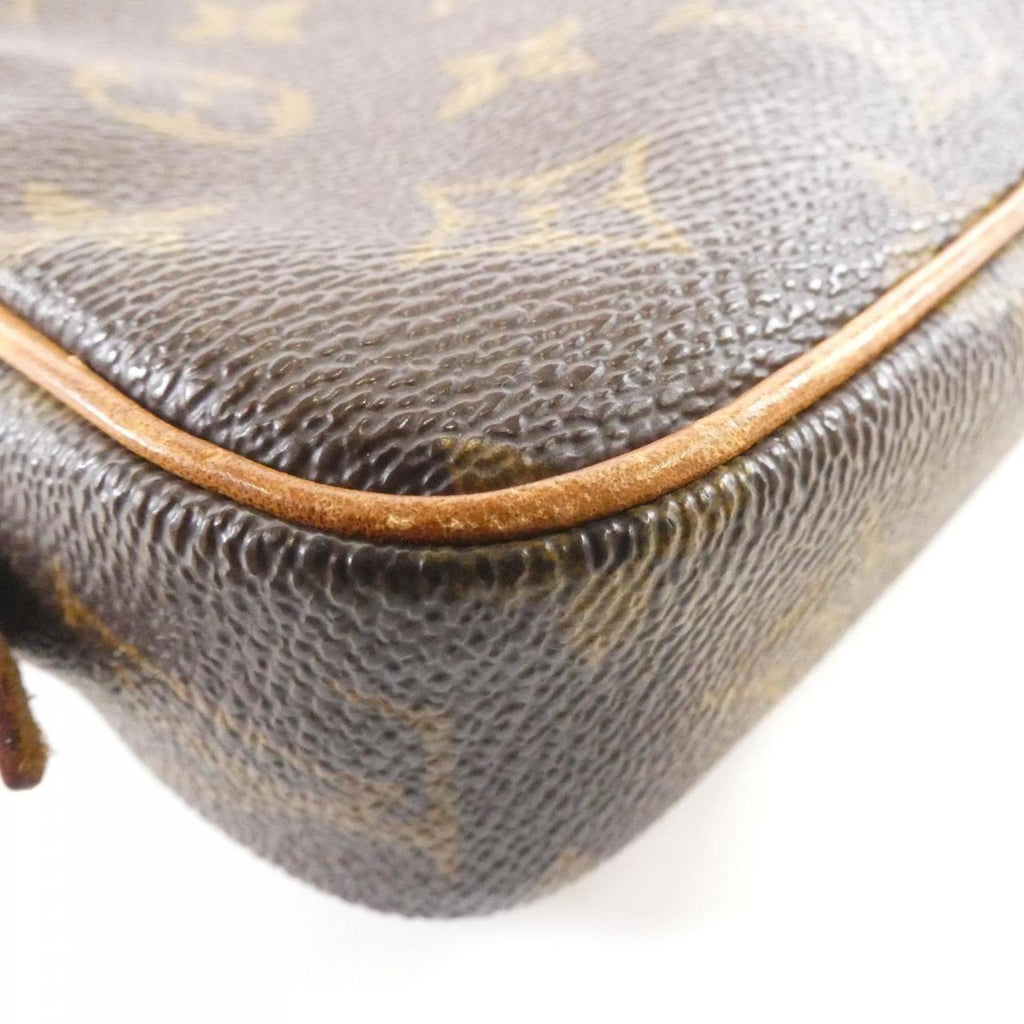 Louis Vuitton Marron Coated Canvas Shoulder Bag