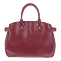 Louis Vuitton Red Color Leather Handbag Tote Bag
