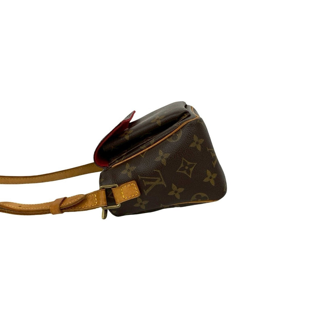 Louis Vuitton Brown Leather Pvc Pochette Shoulder Bag