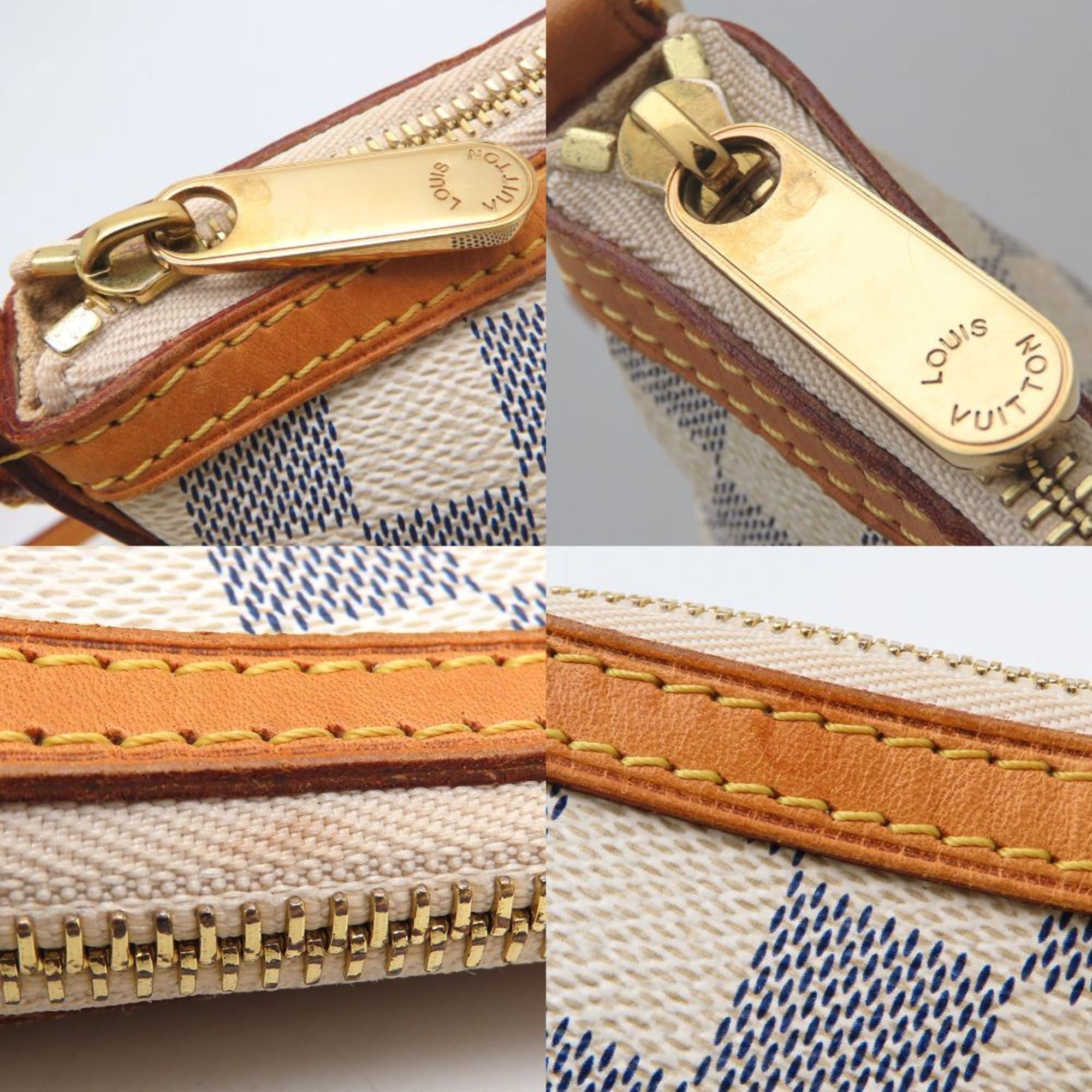 Louis Vuitton Damier Azur Damier Azur Canvas Shoulder Bag