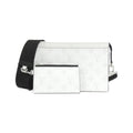 Louis Vuitton White Coated Canvas Leather Shoulder Bag