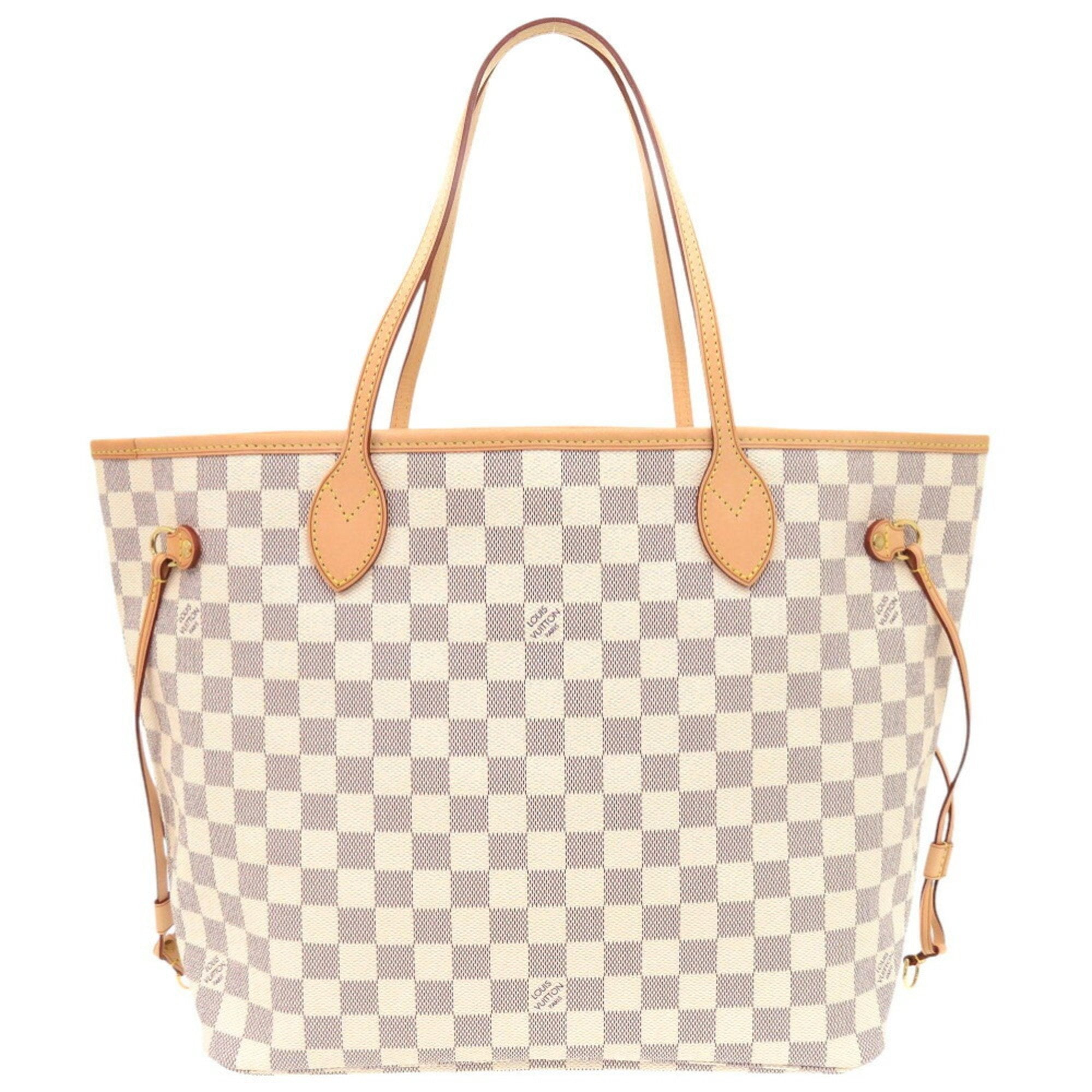 Louis Vuitton White Damier Azur Tote Bag
