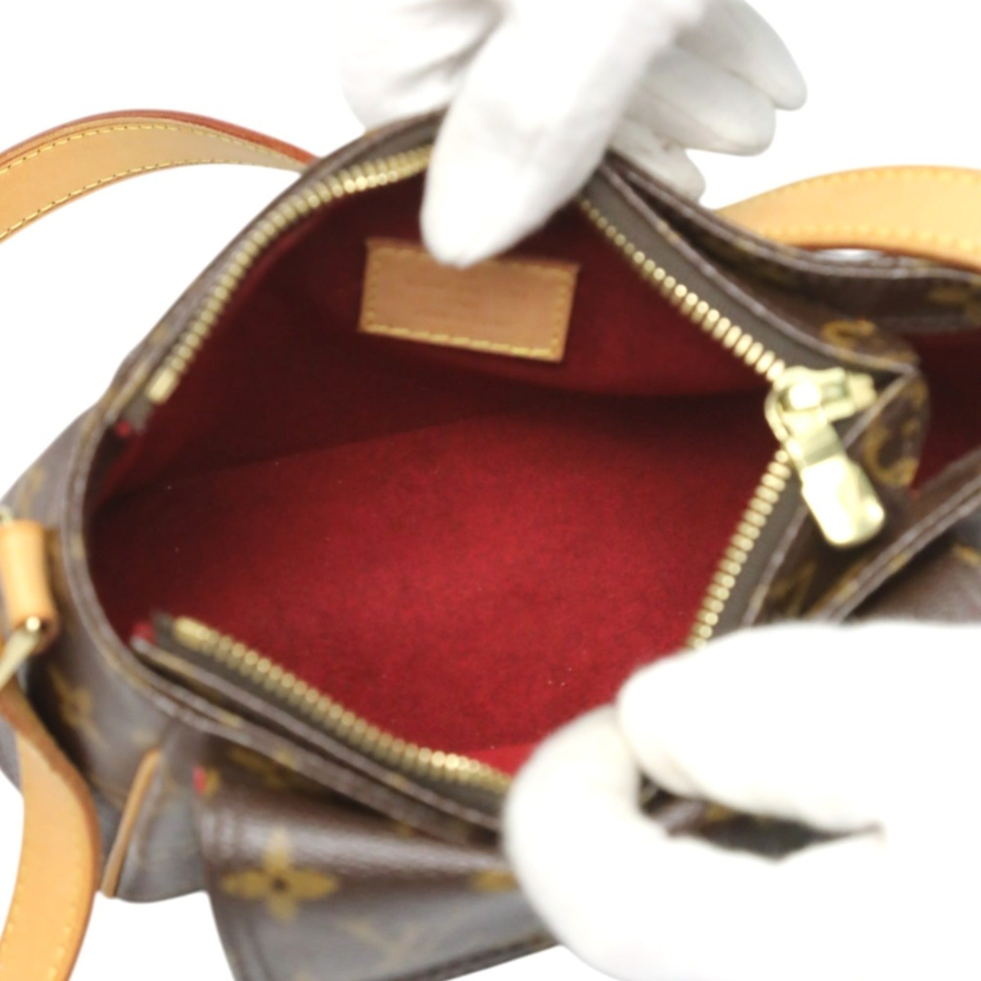 Louis Vuitton Brown Monogram Canvas Shoulder Bag