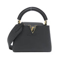 Louis Vuitton Black Leather Handbag