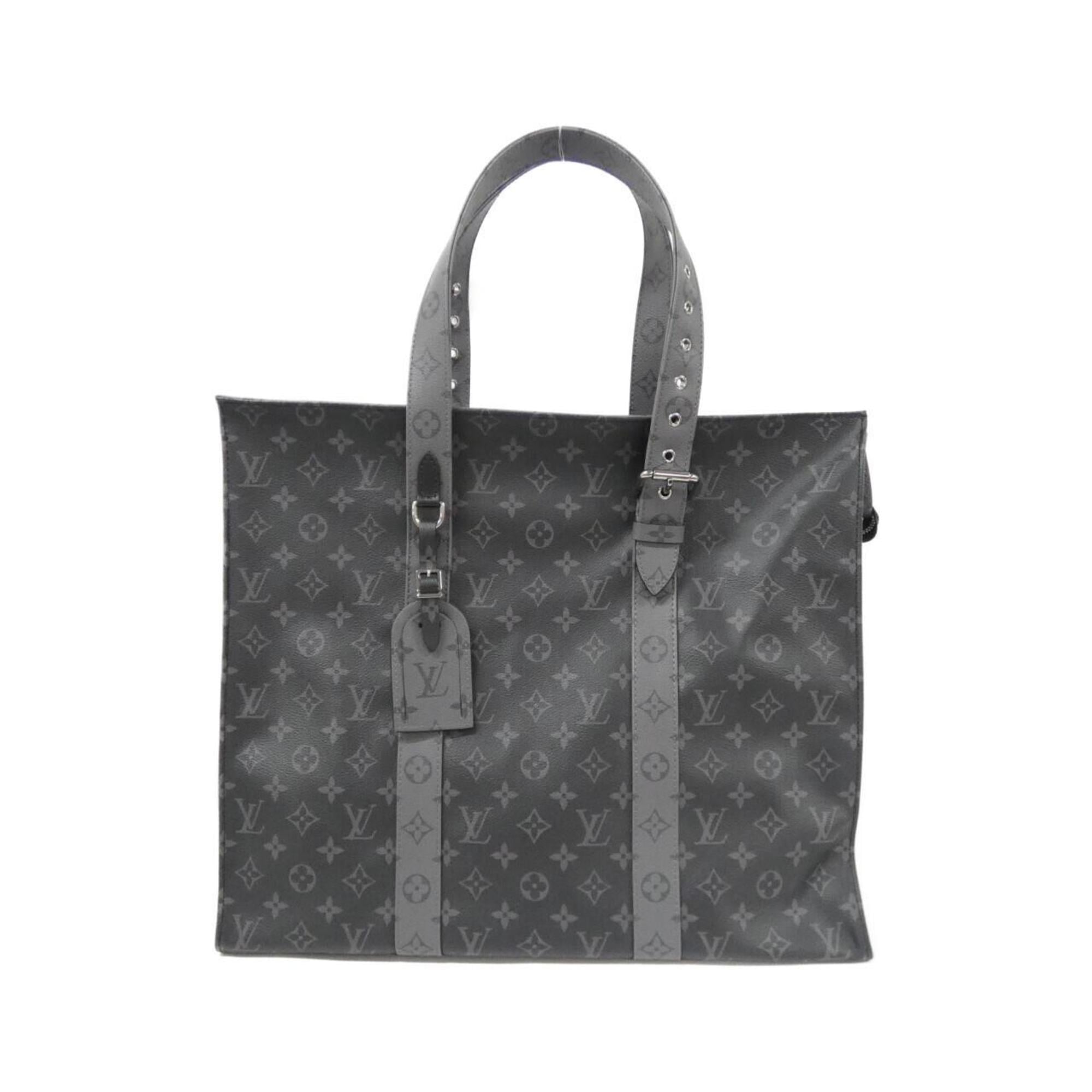 Louis Vuitton Black Coated Canvas Handbag
