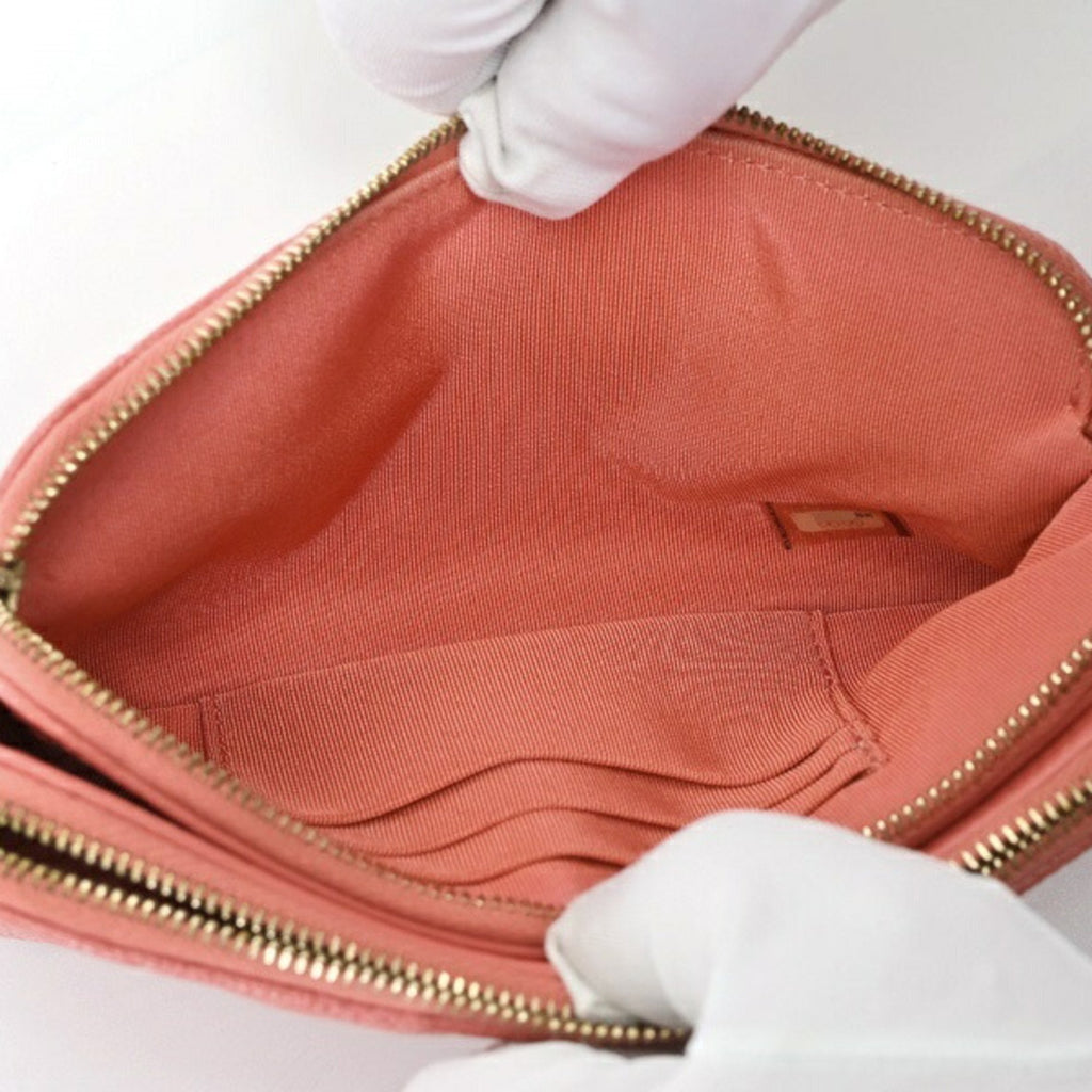 Chanel Pink Grained Calfskin Shoulder Bag