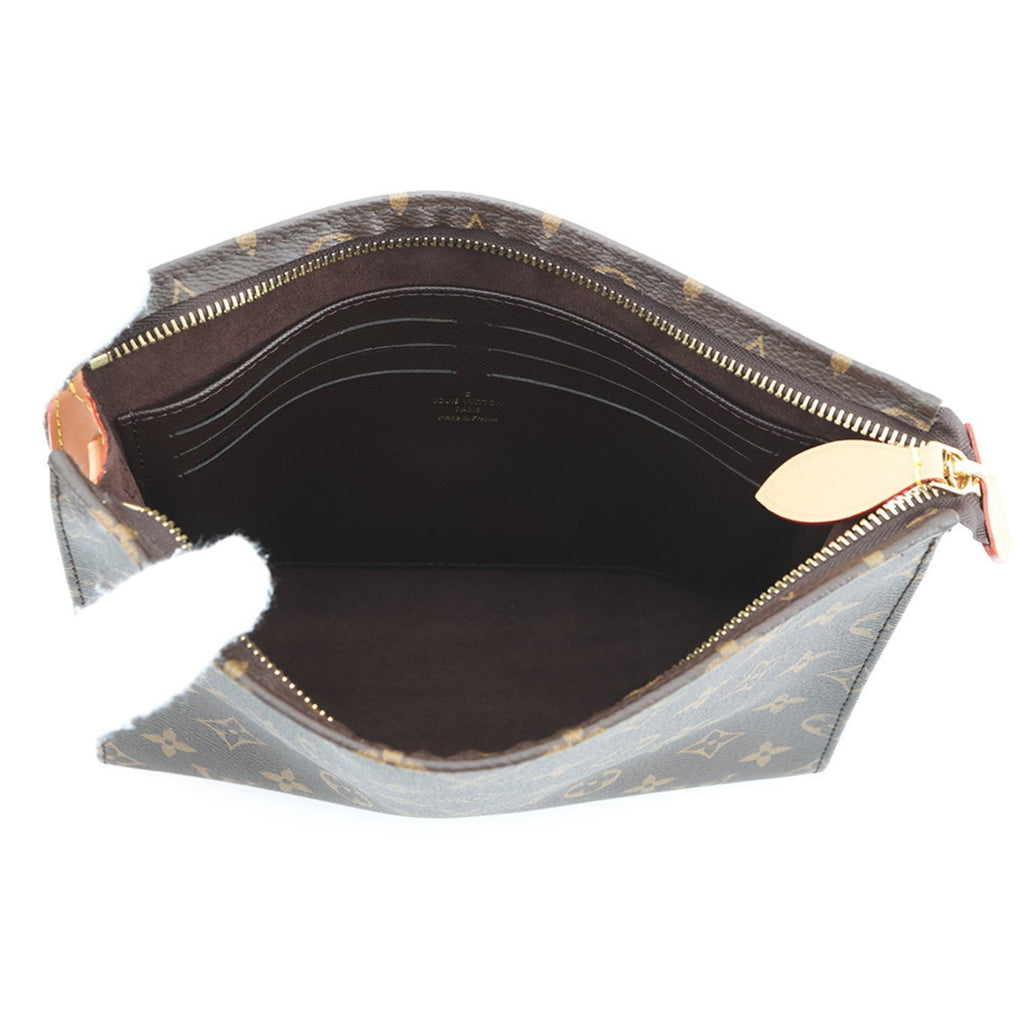 Louis Vuitton Brown Monogram Monogram Clutch Bag Pouch Shoulder Bag