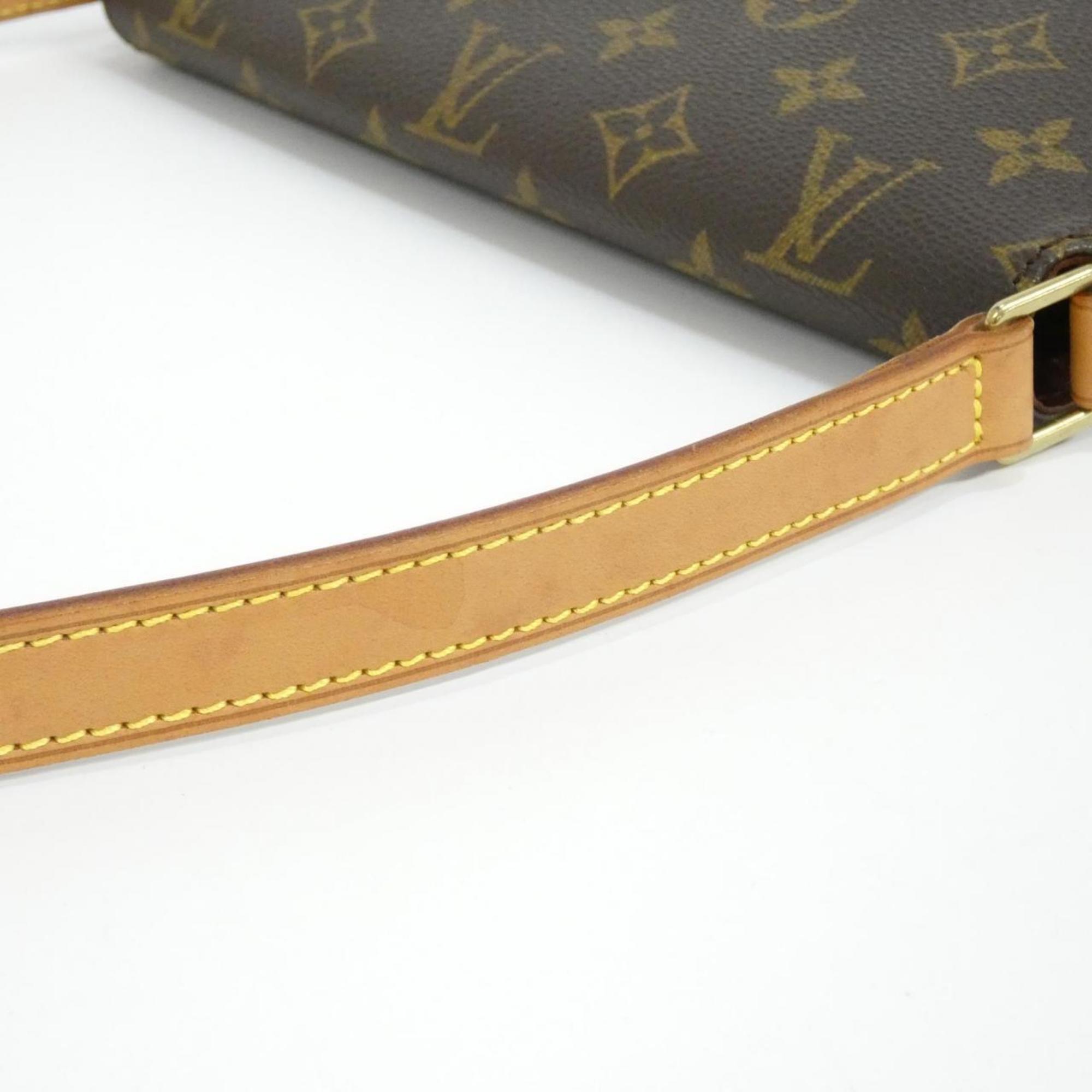 Louis Vuitton Marron Coated Canvas Shoulder Bag