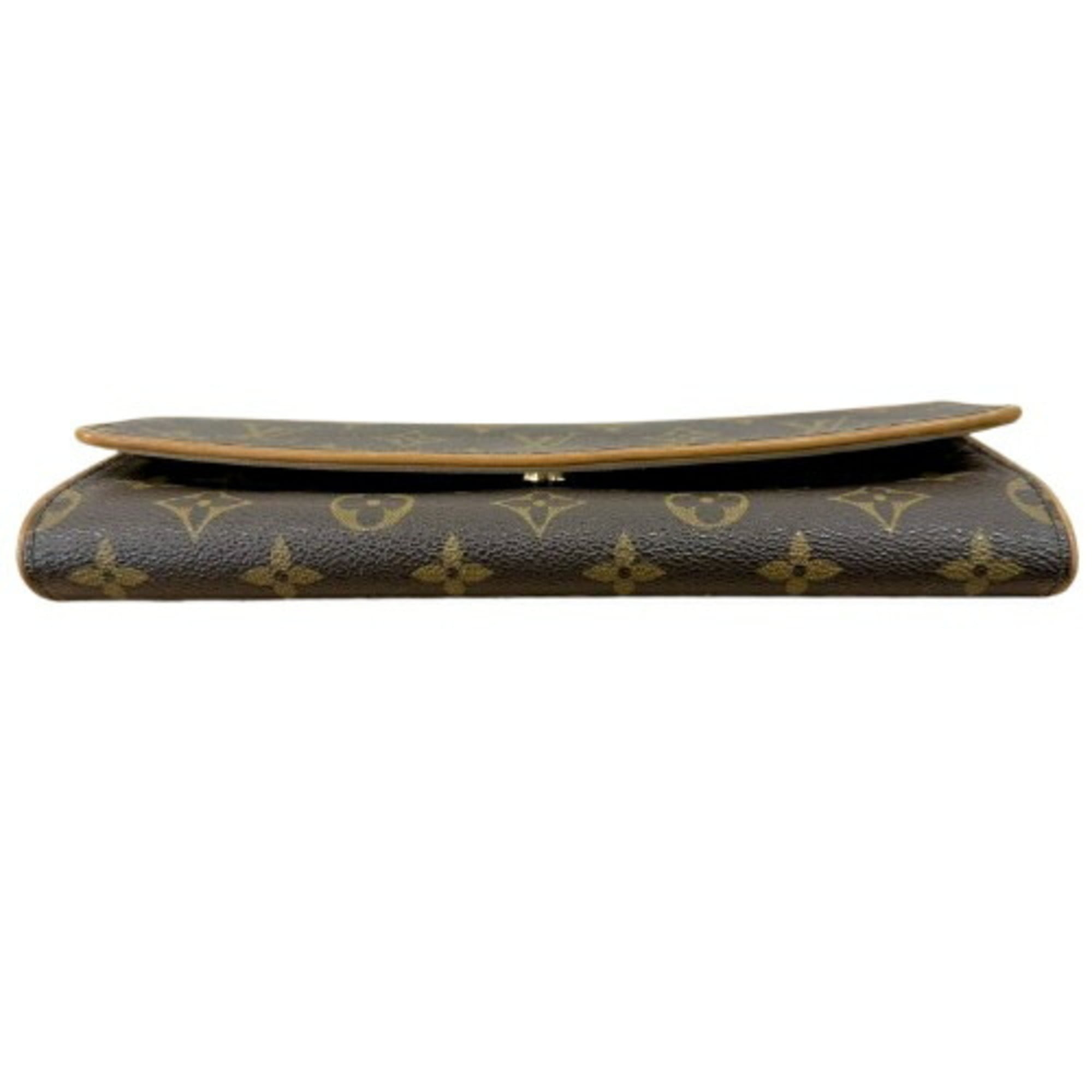 Louis Vuitton Monogram Brown Leather Shoulder Bag
