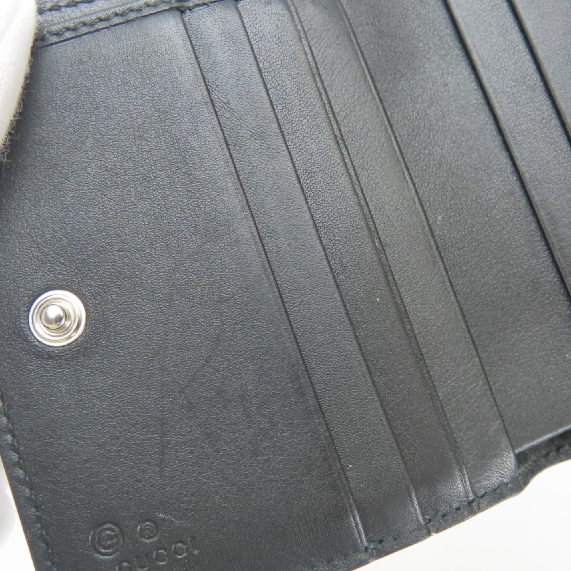 Gucci Black Leather Wallet (Bi-Fold) (Pre-Owned)