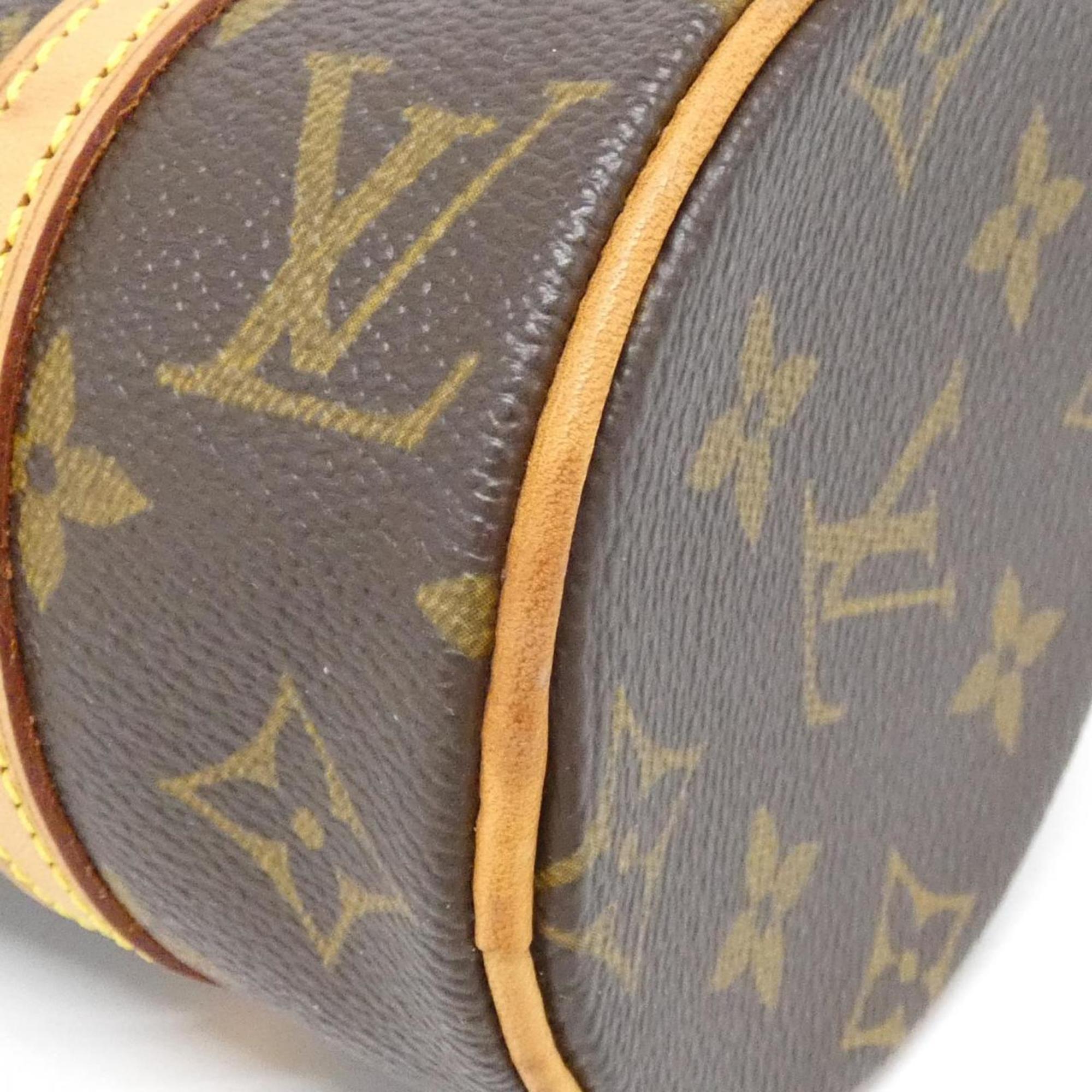 Louis Vuitton Marron Coated Canvas Handbag