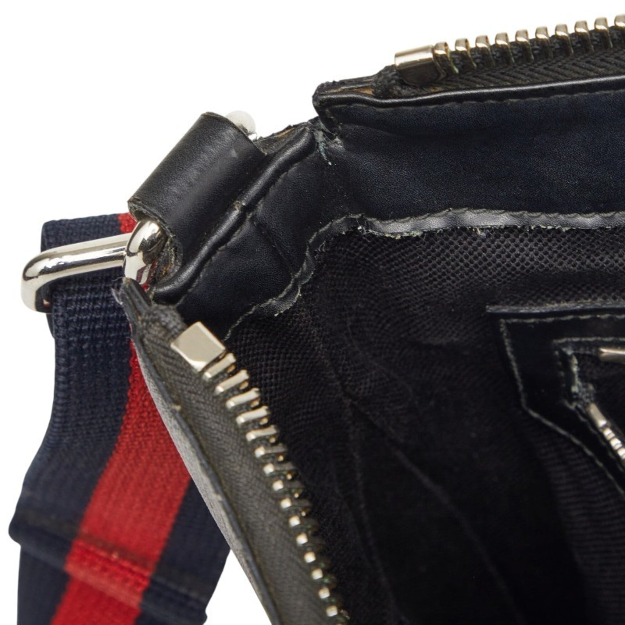 Gucci Black Pvc Leather Shoulder Bag (Pre-Owned)
