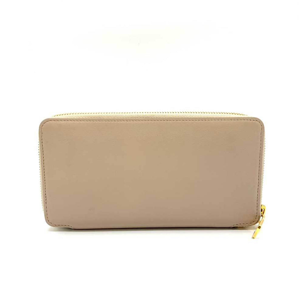 Louis Vuitton Parnassea Beige Leather Long Wallet