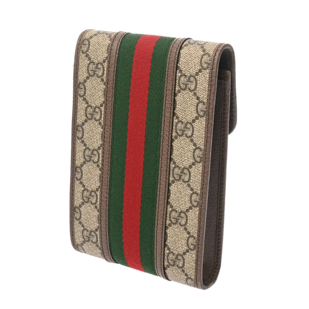Gucci Brown Gg Supreme Shoulder Bag (Pre-Owned)
