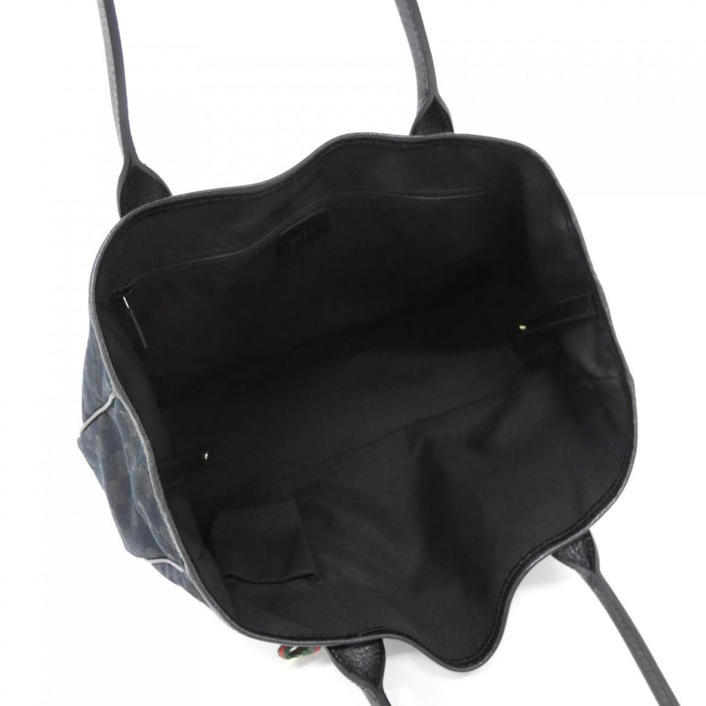 Gucci Black Gg Canvas Handbag (Pre-Owned)