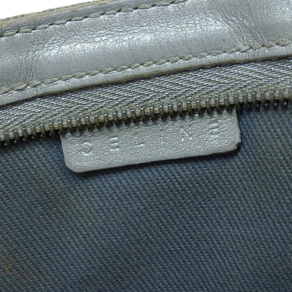 Celine Light Blue Canvas Shoulder Bag