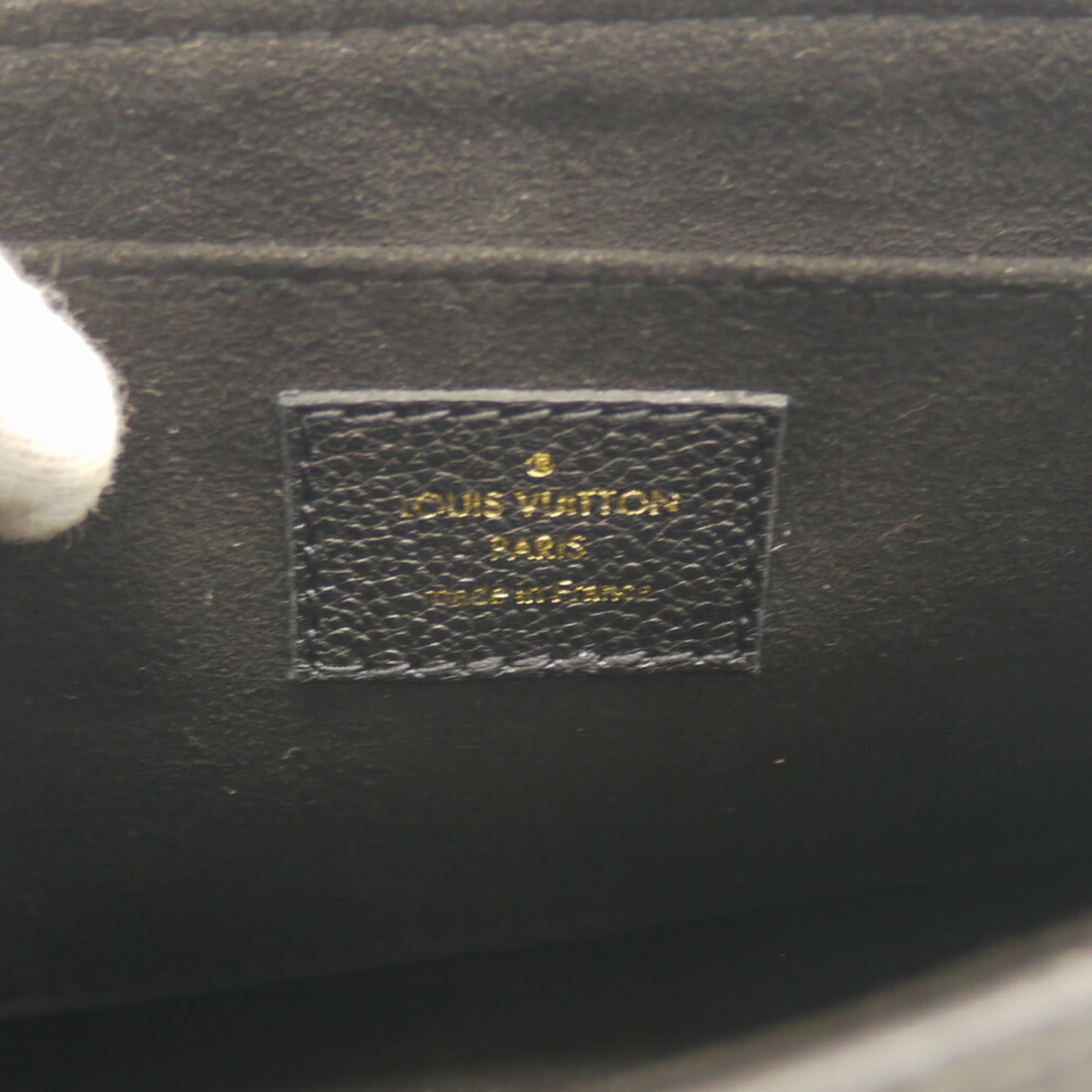 Louis Vuitton Black Monogram Empreinte Shoulder Bag
