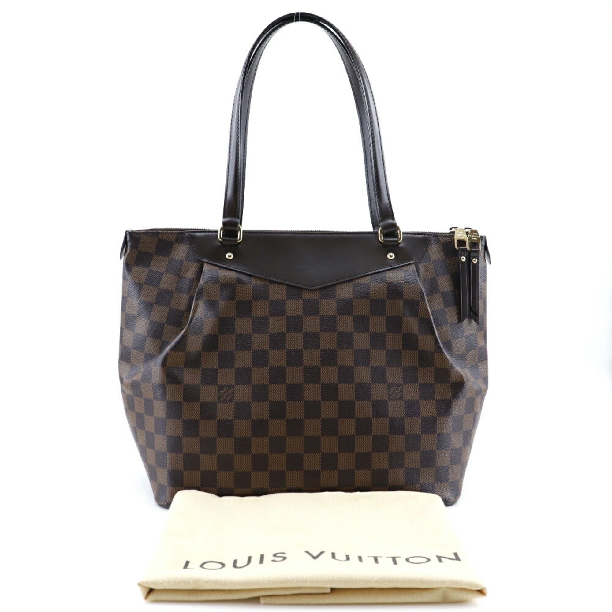 Louis Vuitton Brown Damier Canvas Tote Bag
