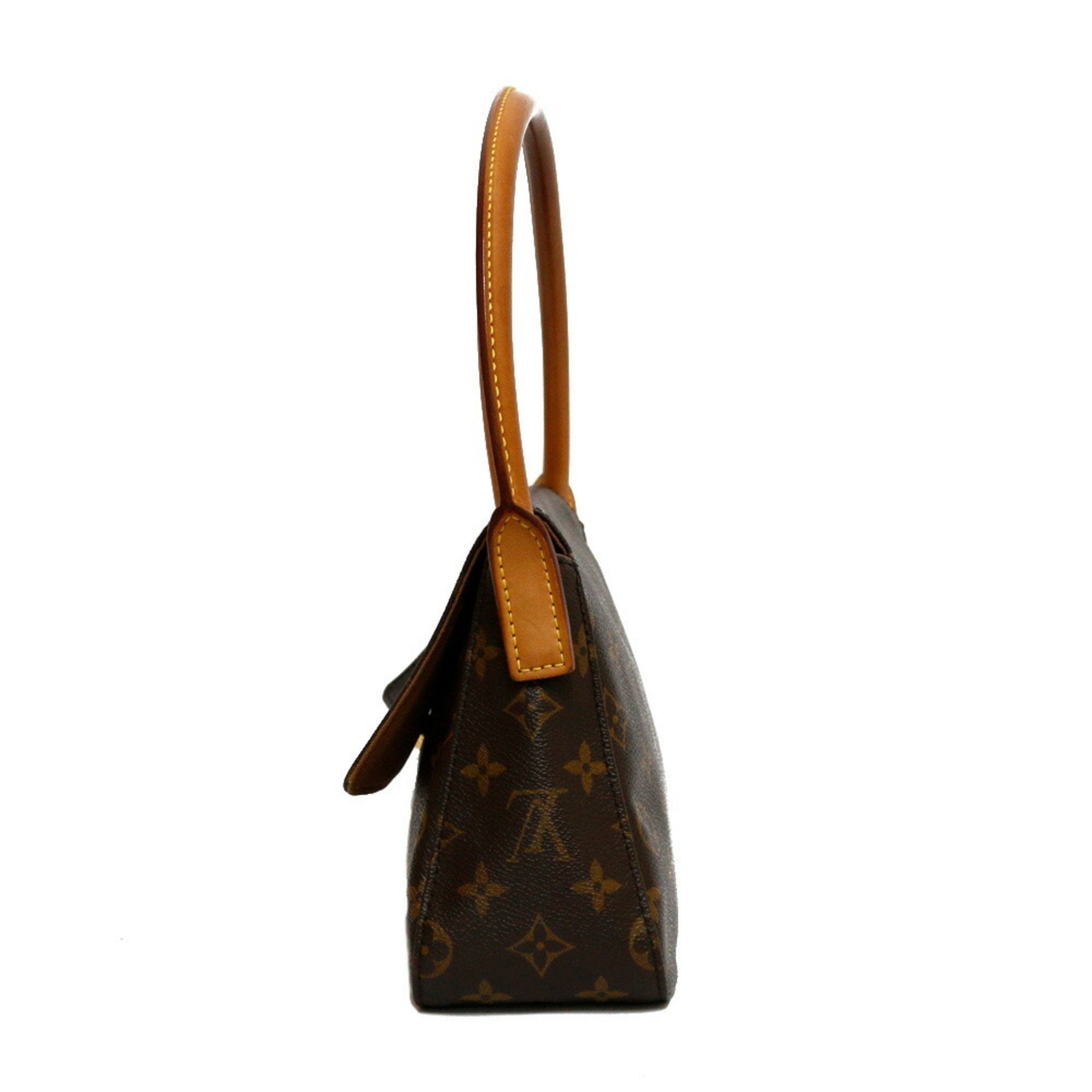 Louis Vuitton Handbag Monogram Mini Looping Br Women's Leather