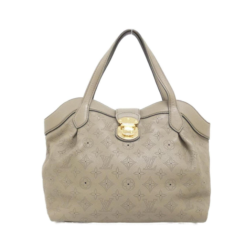 Louis Vuitton Mahina Taupe Leather Handbag