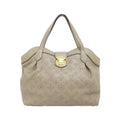 Louis Vuitton Mahina Taupe Leather Handbag